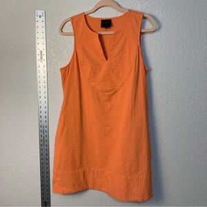 Alex Marie Coral color , cotton Textured Dress